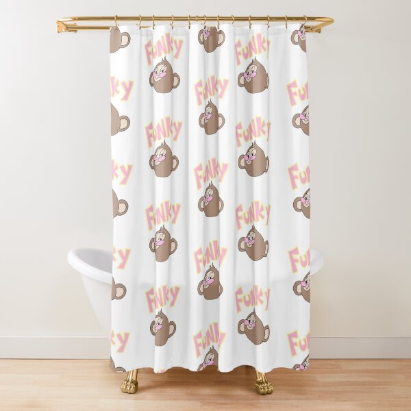 Funky Monkey Shower Curtains Redbubble
