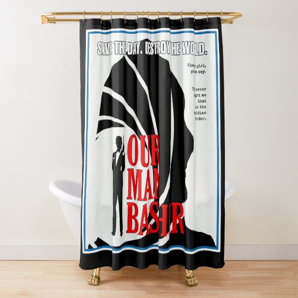 Our Man Siddig Shower Curtain