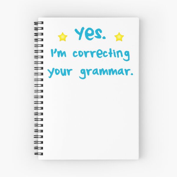 Item preview, YES! I'm correcting your GRAMMAR designed and sold by jazzydevil.