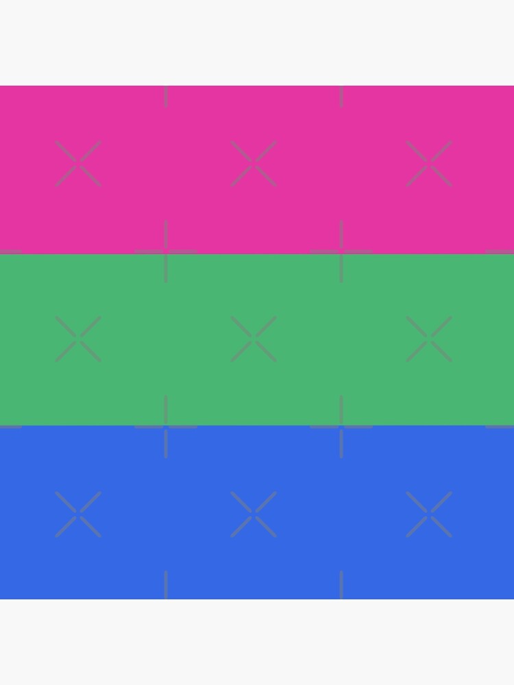 Polysexual Pride Flag Sticker For Sale By Booliemaud Redbubble