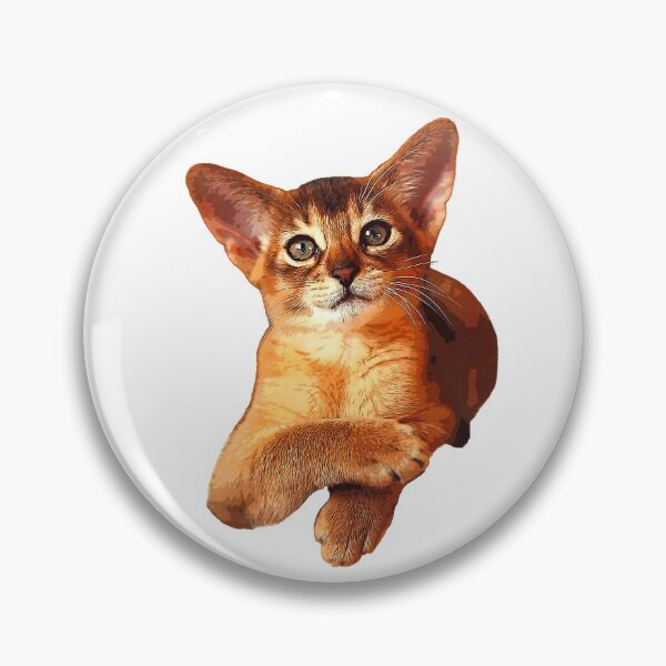 Item preview, Abyssinian Kitten Cat Cute! designed and sold by ElegantCat.