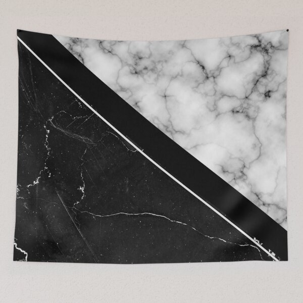 Item preview, Two Layered Black and White Marble designed and sold by KA DESIGNS.