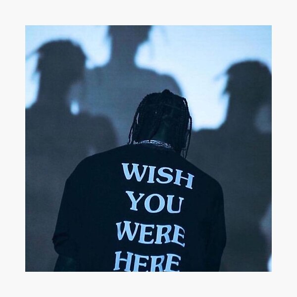 Travis Scott wish you were here Photographic Print
