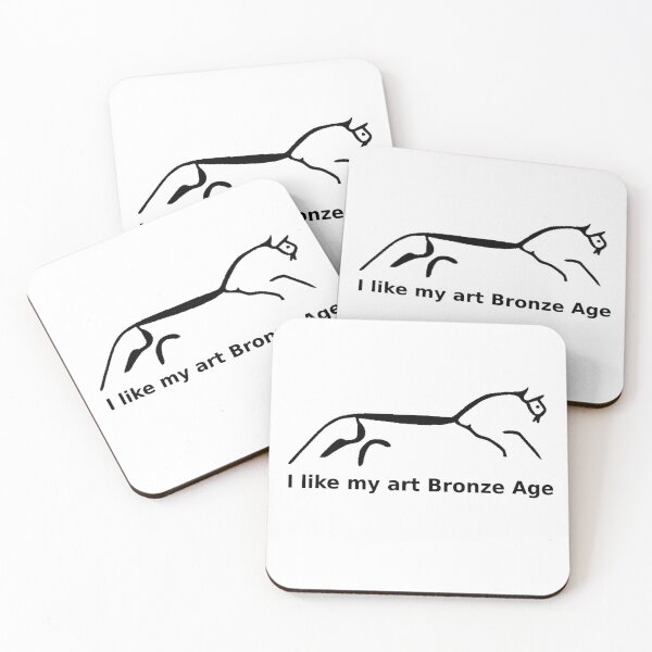 Item preview, Uffington Horse: Bronze Age Art (black) designed and sold by artimaeus.
