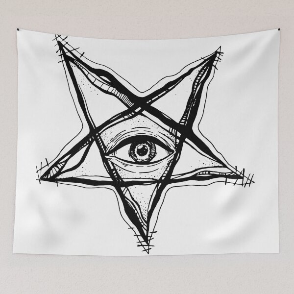 Item preview, The Eye Sees (Black) designed and sold by Wintermedia.