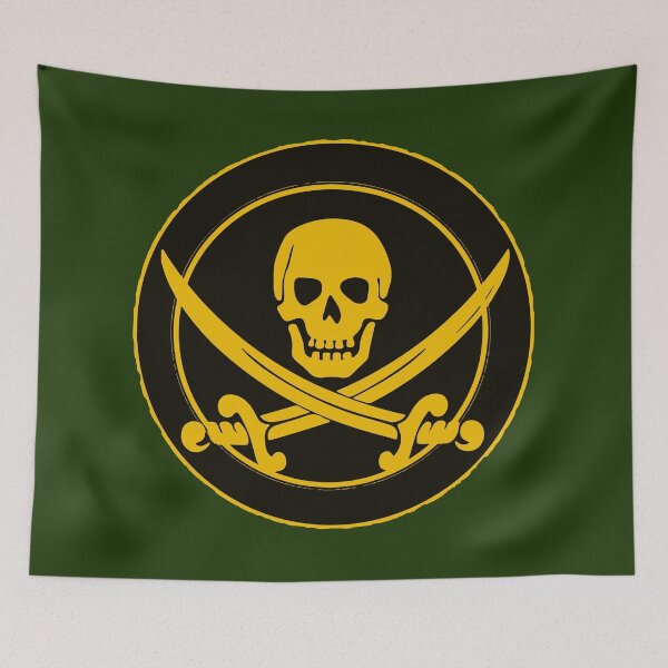Item preview, Quarantine Warning -  Jolly Rodger -- Airsoft Loadout Pirate Player Design designed and sold by AirsoftBD.