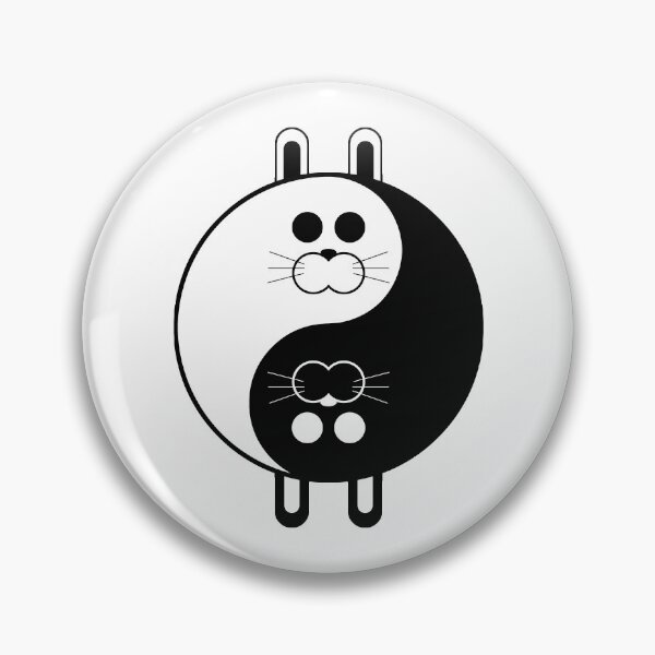 Item preview, Yin Yang Bunny designed and sold by Clockwork-Owl.