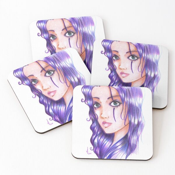 Item preview, Purple hair designed and sold by ombradellaluna.