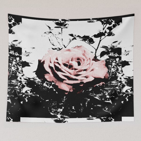 Aperçu de l'œuvre Retro Rose Rose créée et vendue par Art by Morgan Campillo.