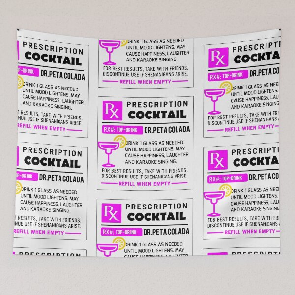 Item preview, Alcohol Prescriptions - Cocktails 1 designed and sold by tnewton69.