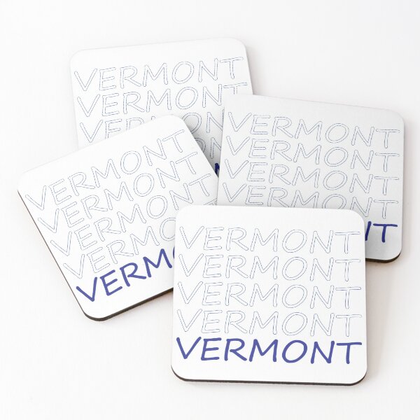 Item preview, Vermont Repeating Blue Bold Uppercase designed and sold by artbylukas.