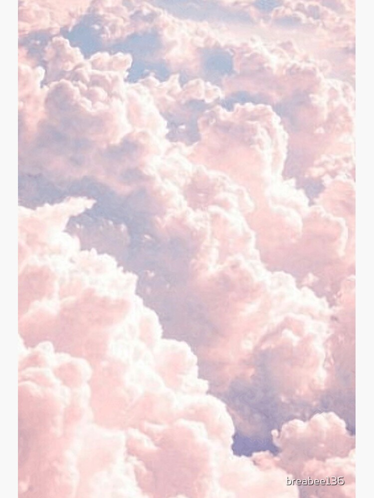 Aesthetic Purple And Pink Clouds Art Board Print By Breabee136 Redbubble