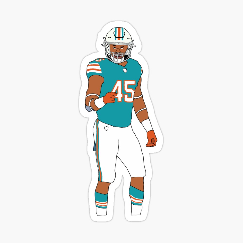 Miami Dolphins Raekwon Davis Sticker for Sale by phinsup