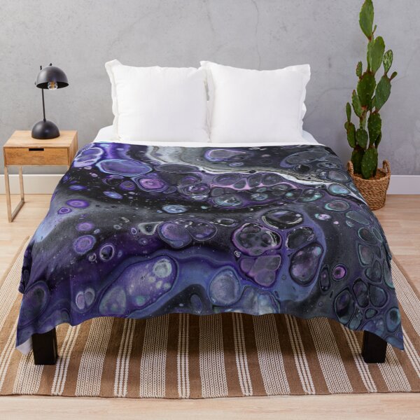 Item preview, "Bubbly Space" Fluid Art Painting designed and sold by peonypours.