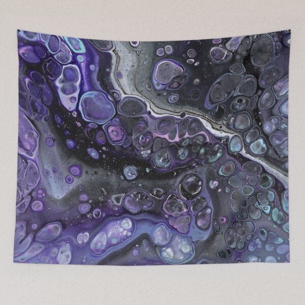 Item preview, "Bubbly Space" Fluid Art Painting designed and sold by peonypours.