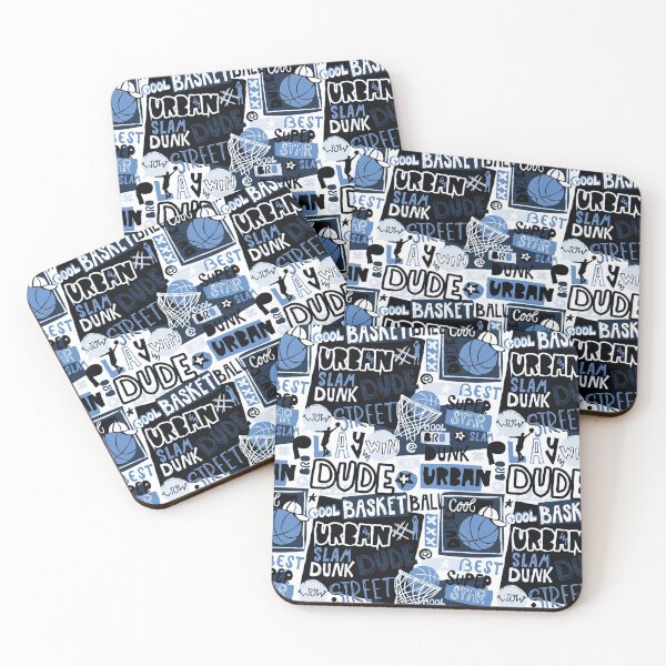Item preview, Blue Basketball Graffiti pattern designed and sold by cabgodfrey.