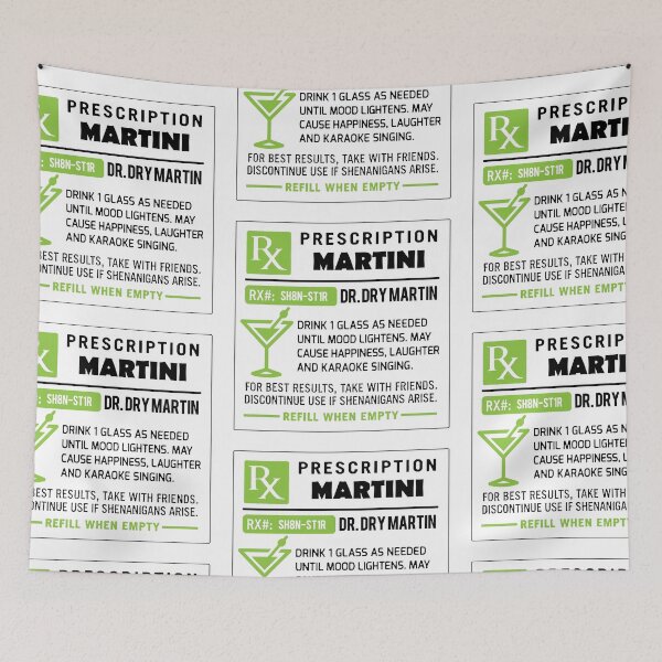 Item preview, Alcohol Prescriptions - Martinis designed and sold by tnewton69.