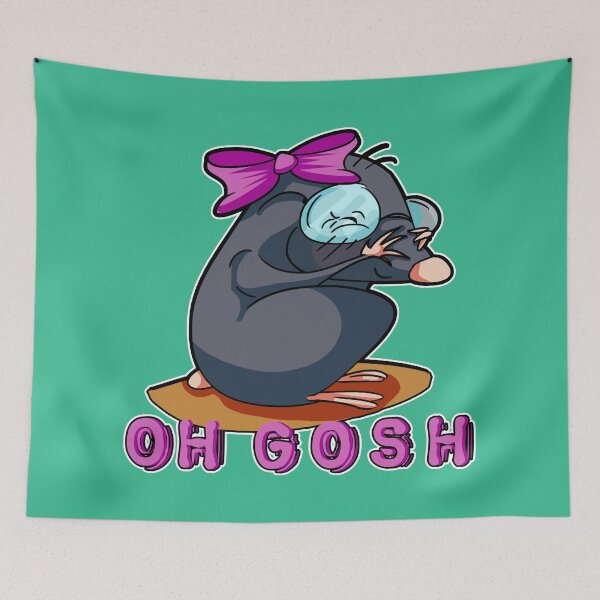 Item preview, Cute girl mole oh gosh designed and sold by iduzarts.