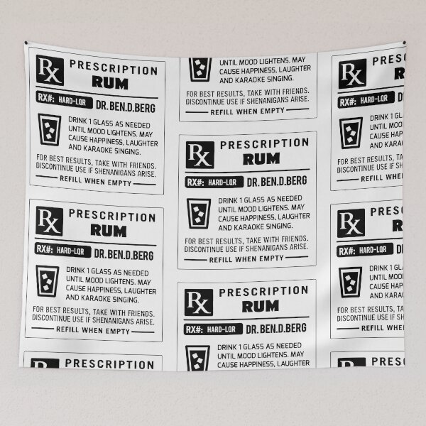 Item preview, Alcohol Prescriptions - Rum designed and sold by tnewton69.