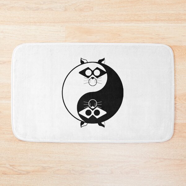Item preview, Yin Yang Raccoon designed and sold by Clockwork-Owl.