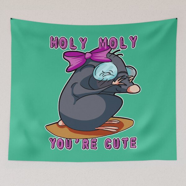 Item preview, Cute girl mole holy moly designed and sold by iduzarts.