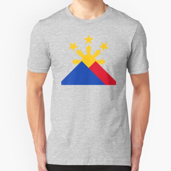 Philippine Flag Landscape Slim Fit T-Shirt