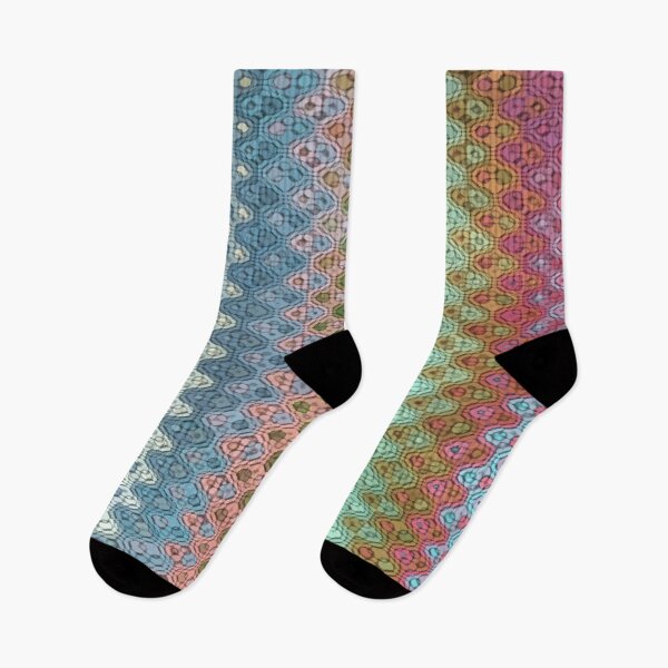 Item preview, PASTEL CROCHET STYLE MULTICOLOR STRIPES BY OZCUSHIONSTOO -THE WAITING COLLECTION designed and sold by ozcushionstoo.