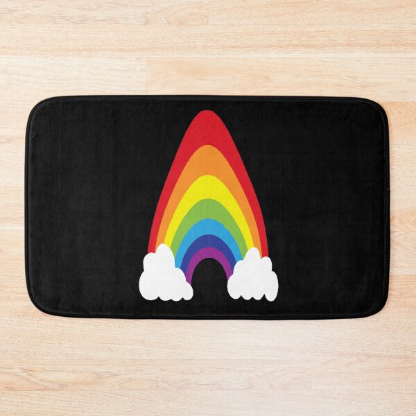 Item preview, Ca Va Bien Aller Sticker & Mask (HD) (Cloud & Curvy Rainbow) designed and sold by Brazz Official.