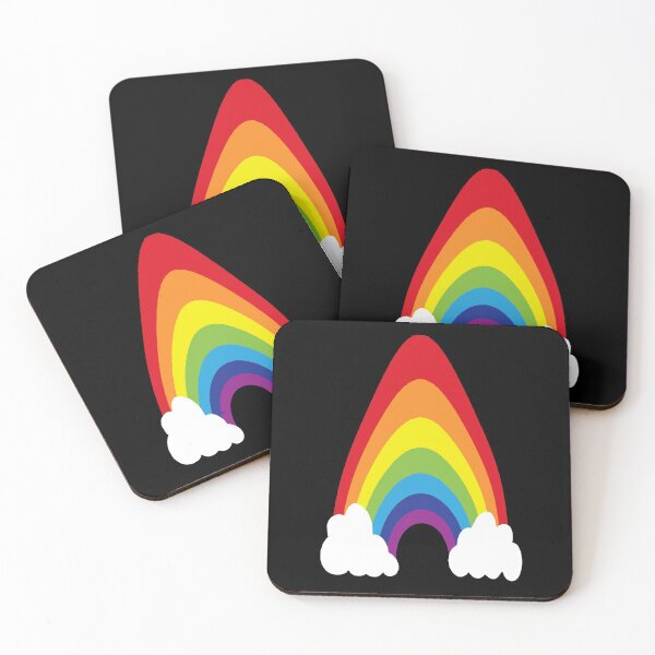 Item preview, Ca Va Bien Aller Sticker & Mask (HD) (Cloud & Curvy Rainbow) designed and sold by Brazz Official.