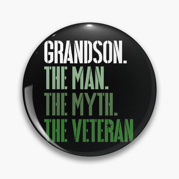 Item preview, Veteran's Day Grandson The Man The Myth The Veteran Shirt Gear designed and sold by DynamicDesign.
