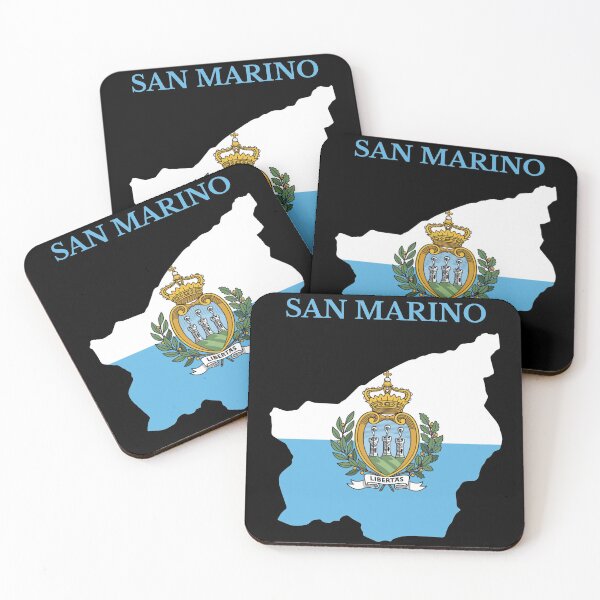 Item preview, San Marino Map Flag designed and sold by marosharaf.