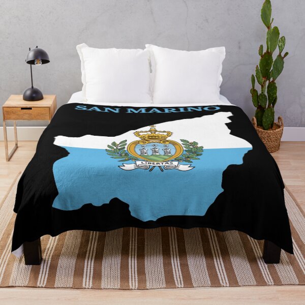 Item preview, San Marino Map Flag designed and sold by marosharaf.