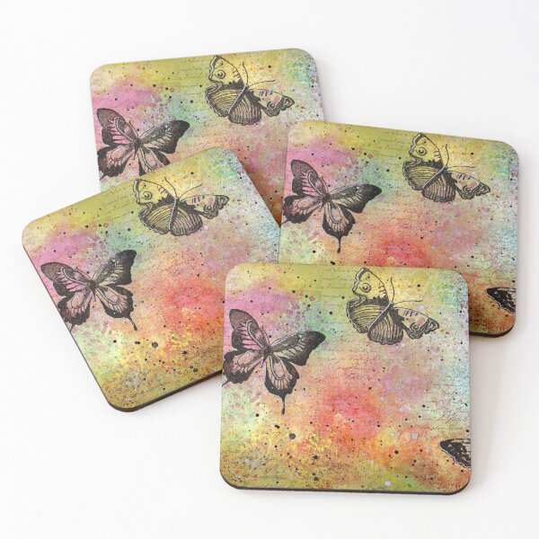 Item preview, Butterfly Art Journal Mixed Media Design designed and sold by peonypours.