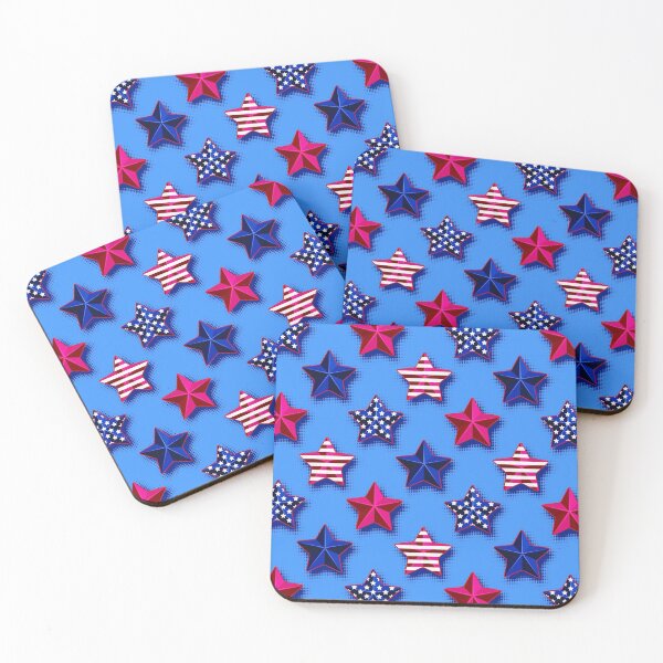 Item preview, Patriotic Red White and Blue Stars designed and sold by cabgodfrey.