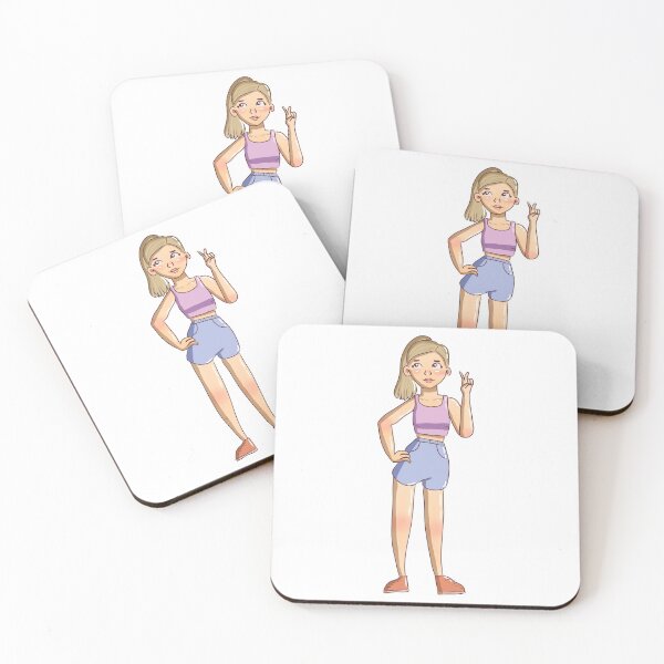 Item preview, Girl With Peace Sign designed and sold by Julia Fischer.