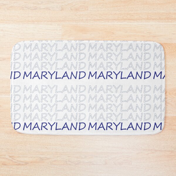 Item preview, Maryland Blue Repeating Bold Uppercase designed and sold by artbylukas.