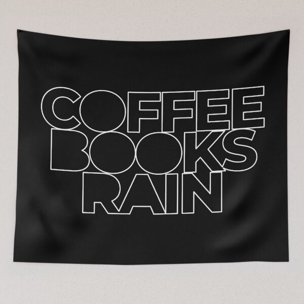 Item preview, Coffee Books Rain designed and sold by ReignGFX.