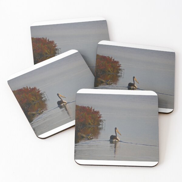 Item preview, A Pelican In The Wetlands At Dawn - Landscape designed and sold by Jason Gilbert.