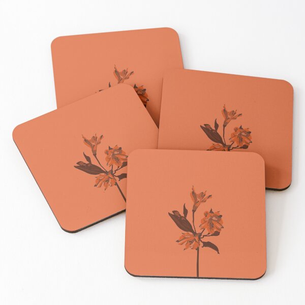 Item preview, Flower Messages - Orange Peruvian Lily, Friendship and Devotion designed and sold by yazonlin.