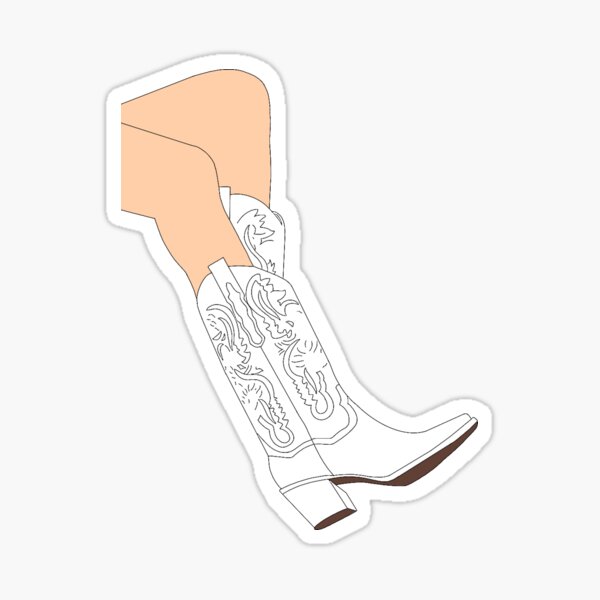 Giddy Up Boot Vinyl Sticker