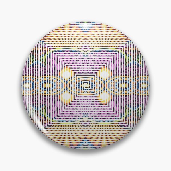 Longboard, Psychedelic art Pin