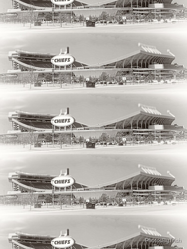 Arrowhead Stadium, Kansas City Chiefs, Tilt-Shift, Black and White