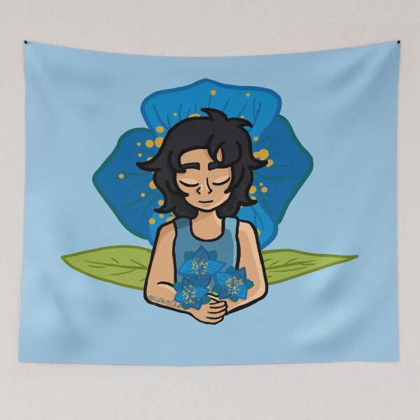 Artikelvorschau, CJ Blue Poppy entworfen und verkauft von anipwrites.