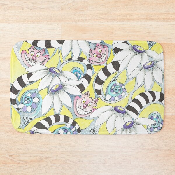 Item preview, Wild and wacky Cheshire Cat and flowers designed and sold by Deb Webb.