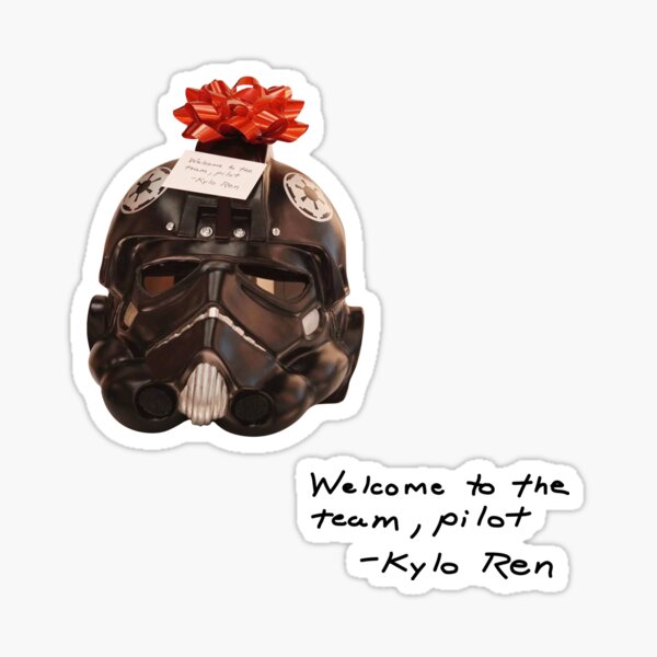 welcome to the team, pilot - ren (snl) Sticker