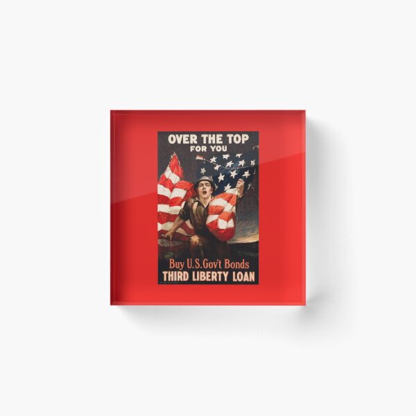 Item preview, Over the Top for You - Buy US Govt Bonds - WWI 1918 designed and sold by warishellstore.
