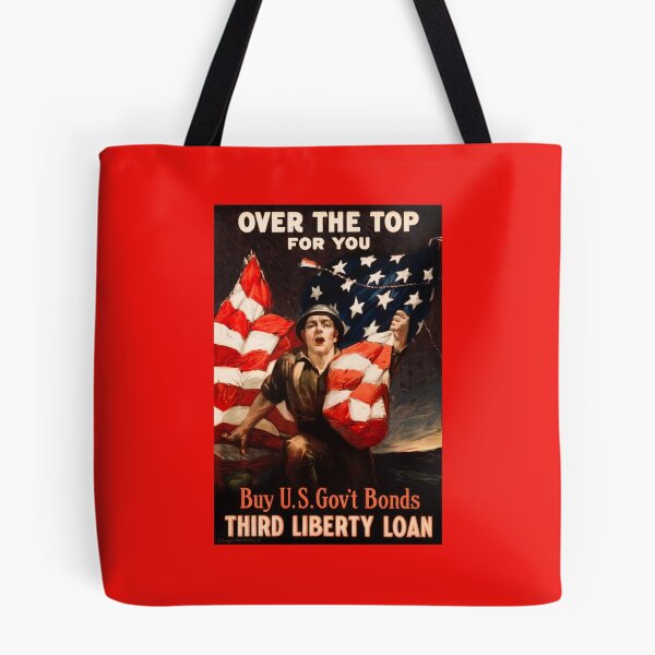 Item preview, Over the Top for You - Buy US Govt Bonds - WWI 1918 designed and sold by warishellstore.