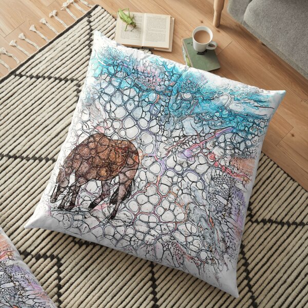 The Atlas of Dreams - Color Plate 178 Floor Pillow