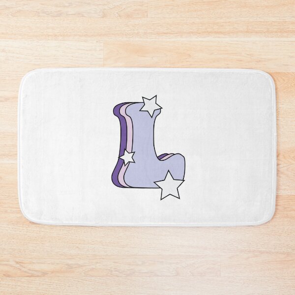 Item preview, Retro and Groovy Letter L (Lilac, Pink, Purple, Stars) designed and sold by michellejramos.