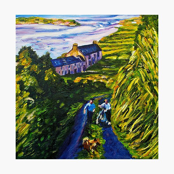 Item preview, "Road Scene, near Rossport, County Mayo." designed and sold by Laura Butler.